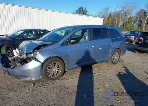2013 Honda Odyssey Ex-L z USA, uszkodzony, nr VIN 5FNRL5H60DB092142